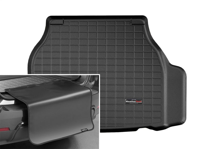 WeatherTech 2016+ Jaguar XJ Cargo Liner w/Bumper Protector - Black
