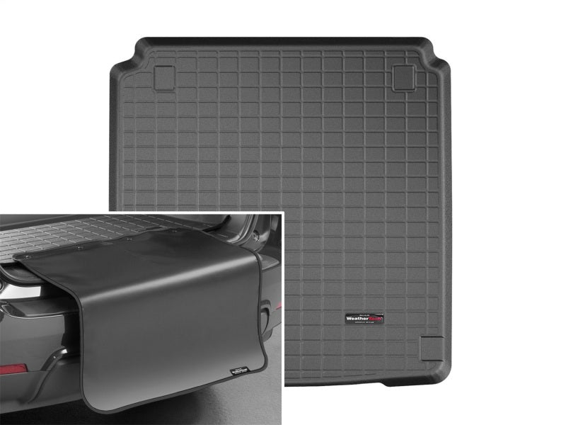 WeatherTech 2019+ Mercedes-Benz AMG GT 4-Door Coupe Cargo With Bumper Protector - Black