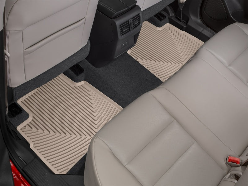WeatherTech 21+ Nissan Rogue Rear Rubber Mats (Tan)