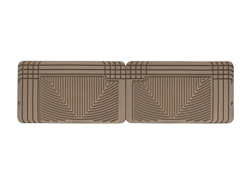 WeatherTech 96 GMC Rally Van Rear Rubber Mats - Tan