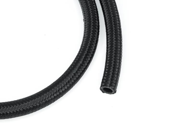 DeatschWerks 8AN Black Nylon Braided CPE Hose 10 Feet