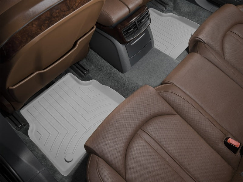 WeatherTech 11-18 Audi A8/S8 Rear FloorLiner - Grey