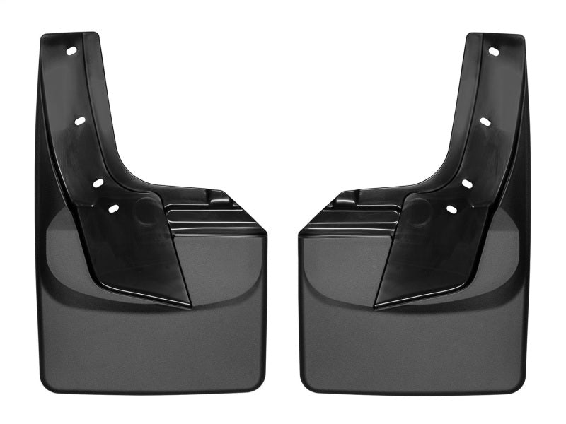 WeatherTech 19+ Dodge Ram w/ Factory Flares Rear No Drill Mudflaps - Black