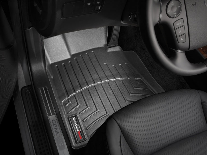 WeatherTech 09-10 Hyundai Genesis Front FloorLiner - Black