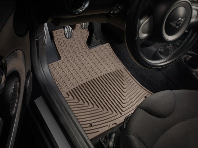 WeatherTech 02-06 Mini Clubman Front Rubber Mats - Tan