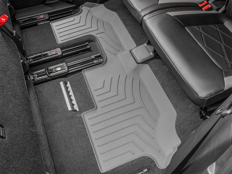 WeatherTech 2019+ Volkswagen Atlas 2nd Row Bench Rear FloorLiner HP - Grey