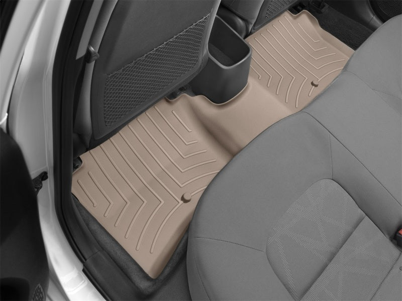 WeatherTech 13+ Kia Rio Rear FloorLiner - Tan