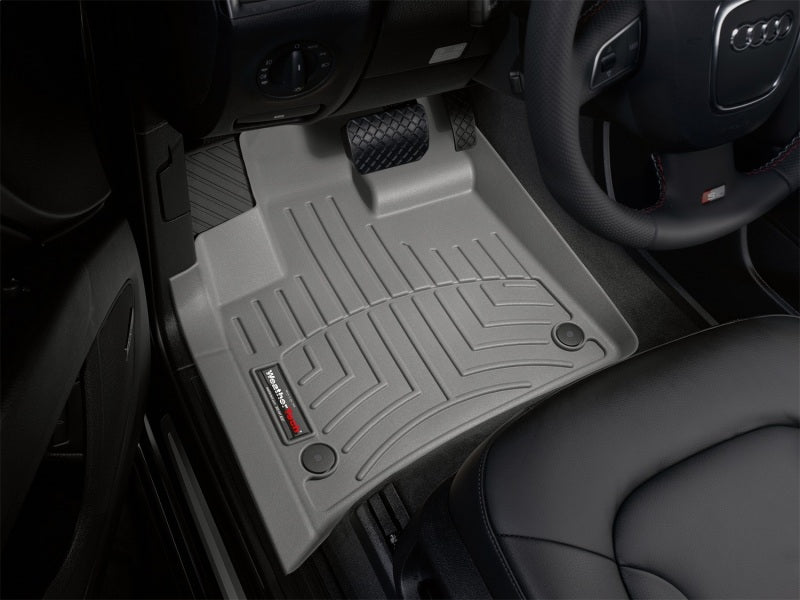 WeatherTech 07+ Audi Q7 Front FloorLiner - Grey