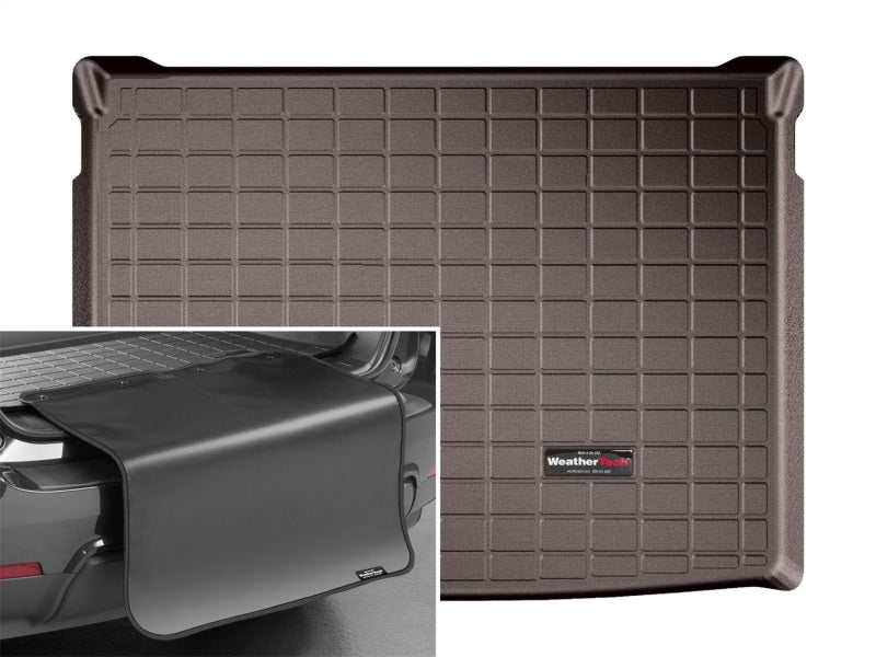 WeatherTech 2016+ Fiat 500X Cargo With Bumper Protector - Cocoa