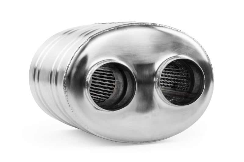 APR Premium Sound Absorption Muffler - Dual 63.5mm (2.5in) - Oval Body 220mm x 169mm x 260mm