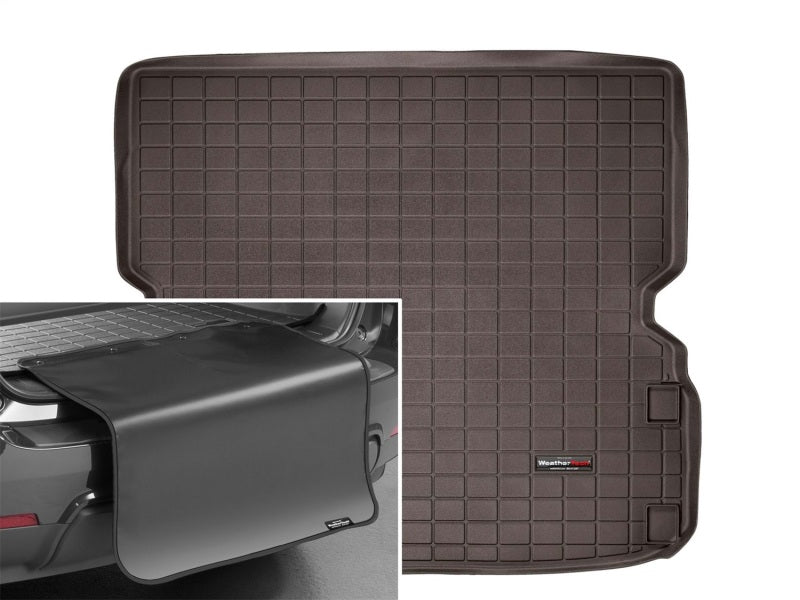 WeatherTech 2013-2014 Infiniti JX Cargo With Bumper Protector - Cocoa