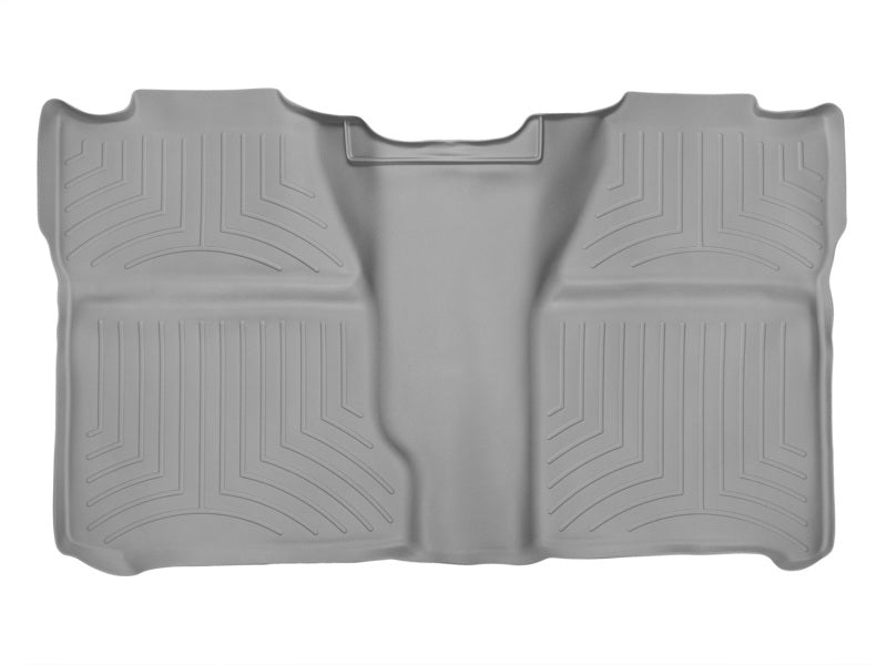 WeatherTech 07-13 Chevrolet Silverado (Excl. Hybrid) Crew Cab Rear FloorLiner - Grey
