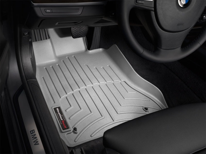 WeatherTech 09+ BMW 7-Series (F01/F02) 750i/LI Front FloorLiner - Grey