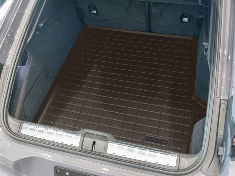 WeatherTech 25-26 Porsche Panamera E-Hybrid Behind 2nd Row Cargo Liners - Cocoa