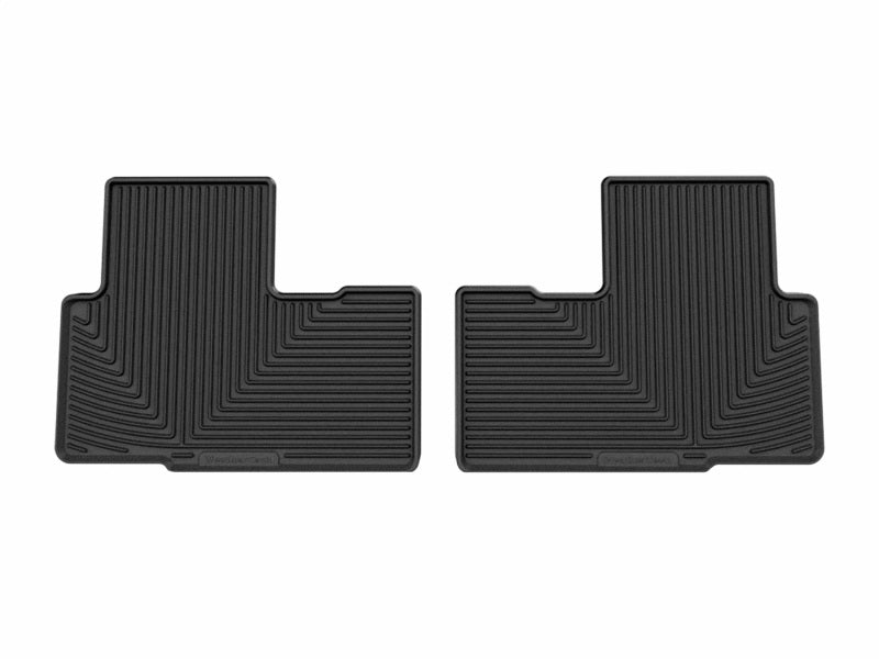 WeatherTech 2026 Honda Passport 2nd Row Rear All-Weather Floor Mats - Black