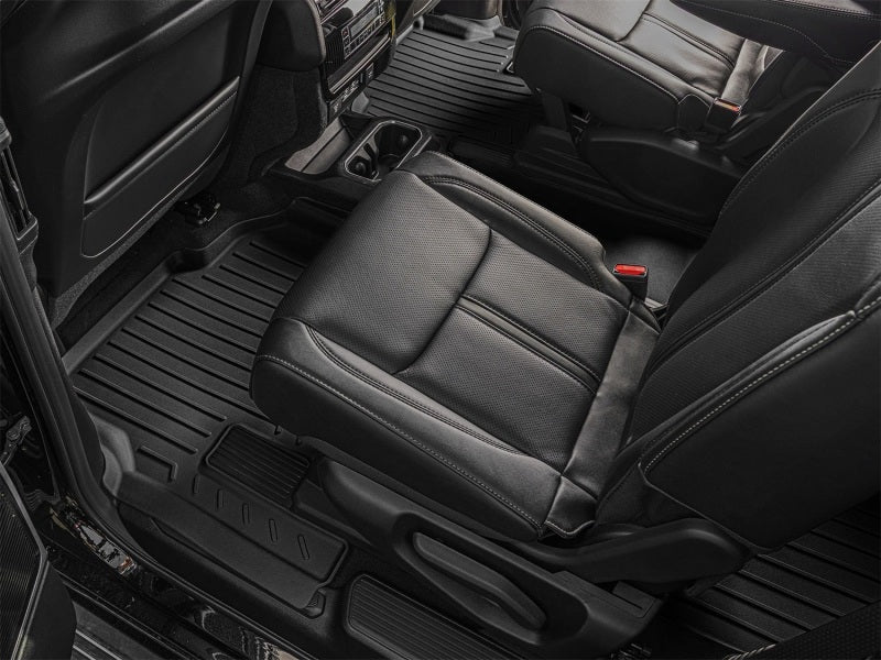 WeatherTech 22-24 Jeep Wagoneer (Incl. L) 8-Passenger Rear FloorLiner HP - Black