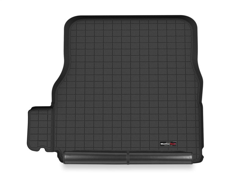 WeatherTech 2021+ Tesla Model X (6/7 Pas.) Behind 2nd Row Cargo Liner w/Bumper Protector - Black