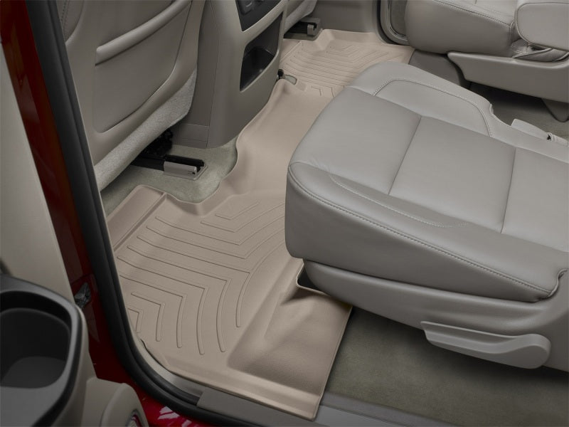 WeatherTech 24-26 Chevrolet Traverse 2nd Row Rear FloorLiner - Tan