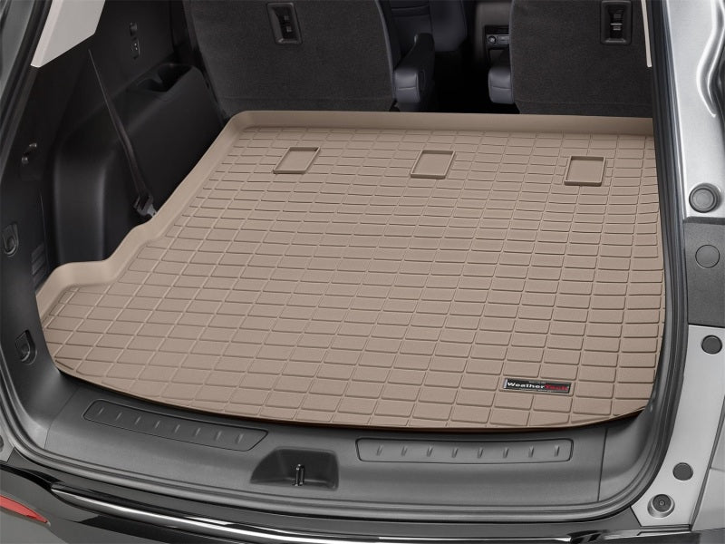 WeatherTech 2018+ Buick Enclave Cargo Liners - Tan (Behind 2nd Seat)