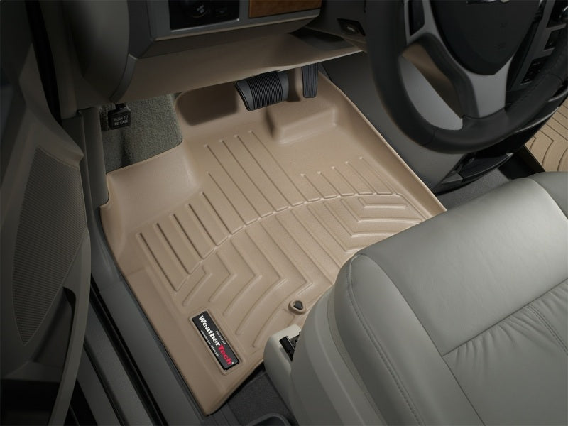 WeatherTech 11+ Chrysler Town & Country Front FloorLiner - Tan