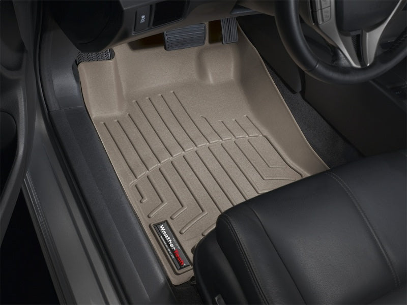 WeatherTech 10+ Honda Crosstour Front FloorLiner - Tan