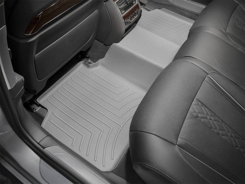 WeatherTech 2016+ BMW 7-Series Rear FloorLiner - Grey (Vehicles w/o Rear Executive Lounge Seating)