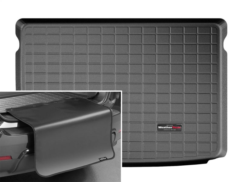 WeatherTech 2016+ Mini Clubman Cargo Liner w/Bumper Protector - Black