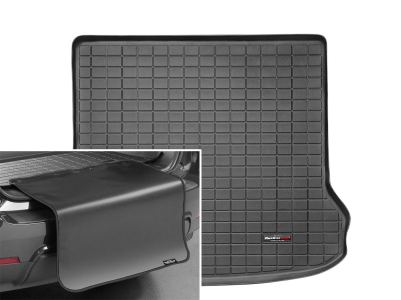 WeatherTech 08-10 Volvo V70 Cargo Liner w/ Bumper Protector - Black