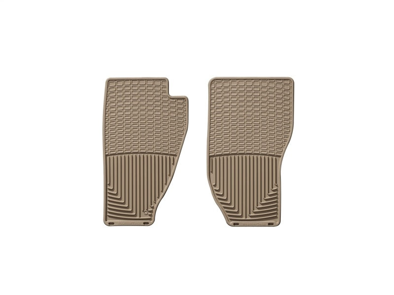 WeatherTech 84-96 Jeep Cherokee (2 door) Front Rubber Mats - Tan