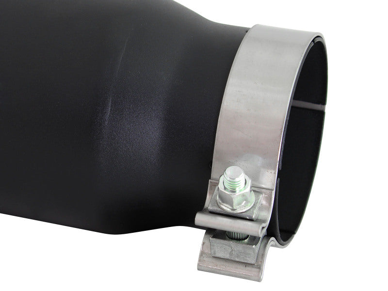 aFe Diesel Exhaust Tip Bolt On Black 4in Inlet x 5in Outlet x 15in