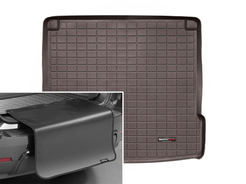 WeatherTech 2015+ Mercedes-Benz GLE-Class Cargo With Bumper Protector - Cocoa