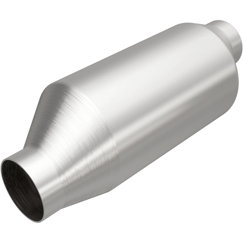 MagnaFlow 2in In/Out 4in Round Body 11.875in L Universal California Legal Catalytic Converter