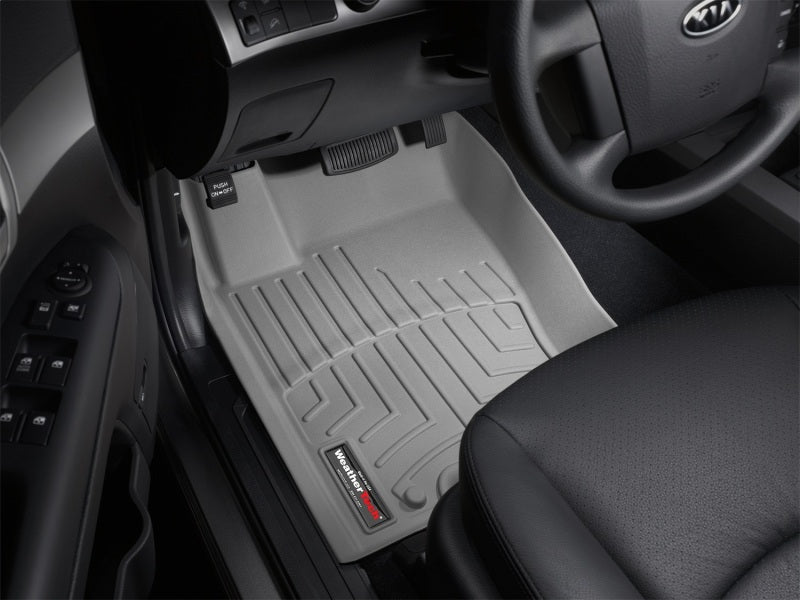 WeatherTech 09+ Kia Borrego Front FloorLiner - Grey