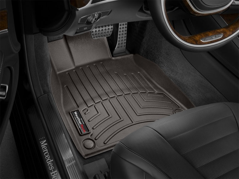 WeatherTech 2014+ Mercedes-Benz S-Class Front FloorLiner - Cocoa
