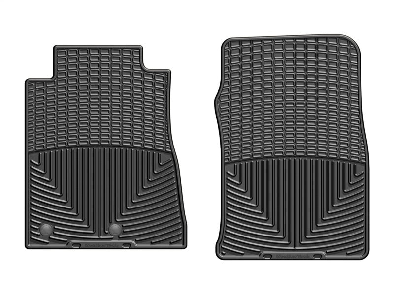 WeatherTech 10-12 Ford Mustang Front Rubber Mats - Black