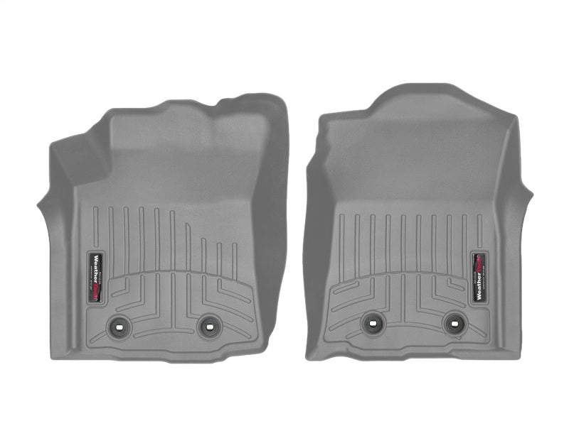 WeatherTech 2018+ Toyota Tacoma Front FloorLiner - Grey (Manual Trans Only)