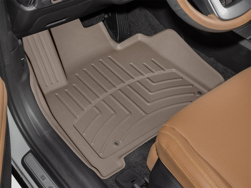 WeatherTech 24-25 Hyundai Santa Fe (Incl. Hybrid) Front FloorLiner HP - Tan