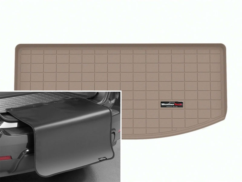 WeatherTech 2024 Mazda CX-90 (Incl. PHEV) Cargo Liner w/Bumper Protector - Tan