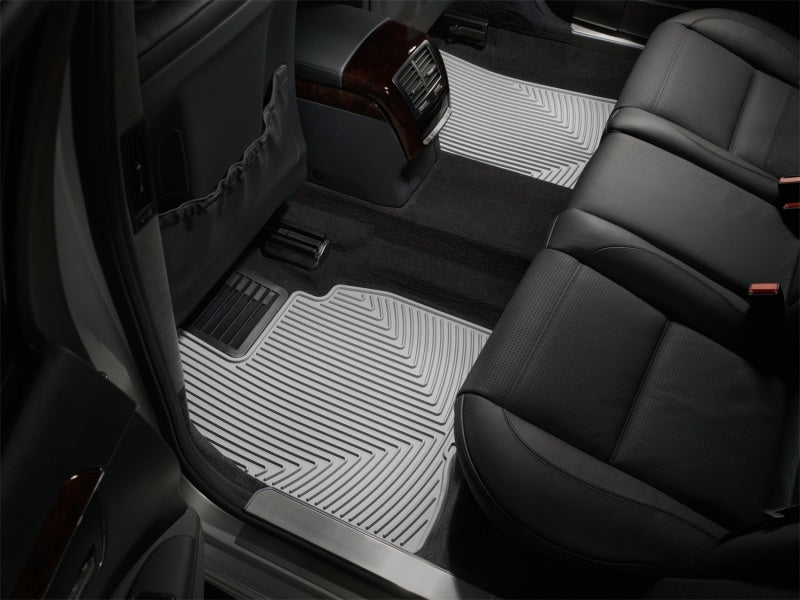 WeatherTech 07-13 Mercedes-Benz S-Class (W221) Rear Rubber Mats - Grey