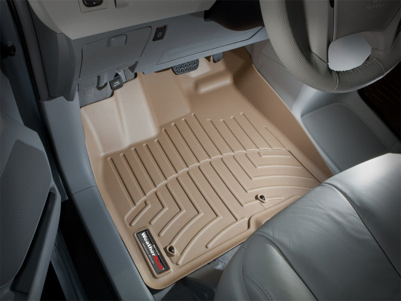 WeatherTech 11-12 Toyota Sienna Front FloorLiner - Tan