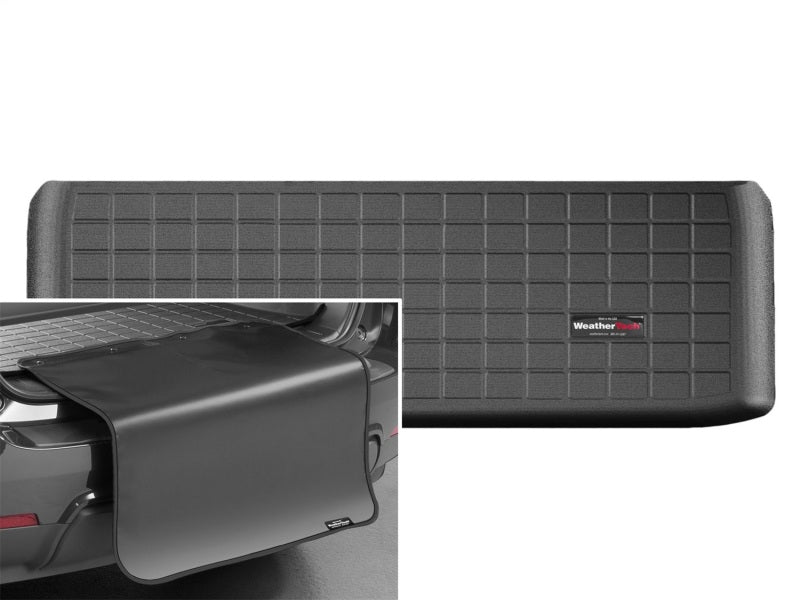 WeatherTech 06-12 Kia Sedo Cargo Liner w/Bumper Protector - Black