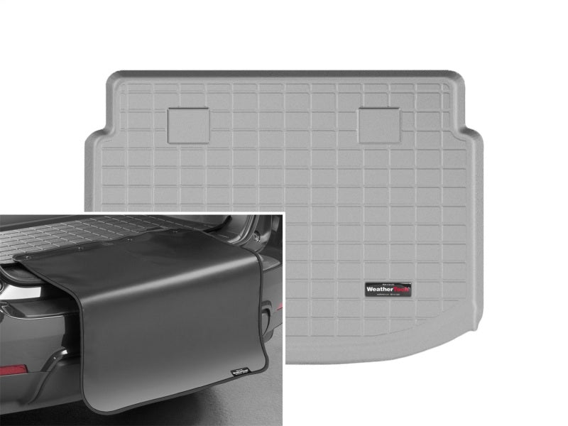 WeatherTech 13-16 Ford C-MAX Cargo With Bumper Protector - Grey