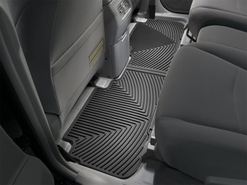 WeatherTech 08-13 Toyota Highlander Rear Rubber Mats - Black