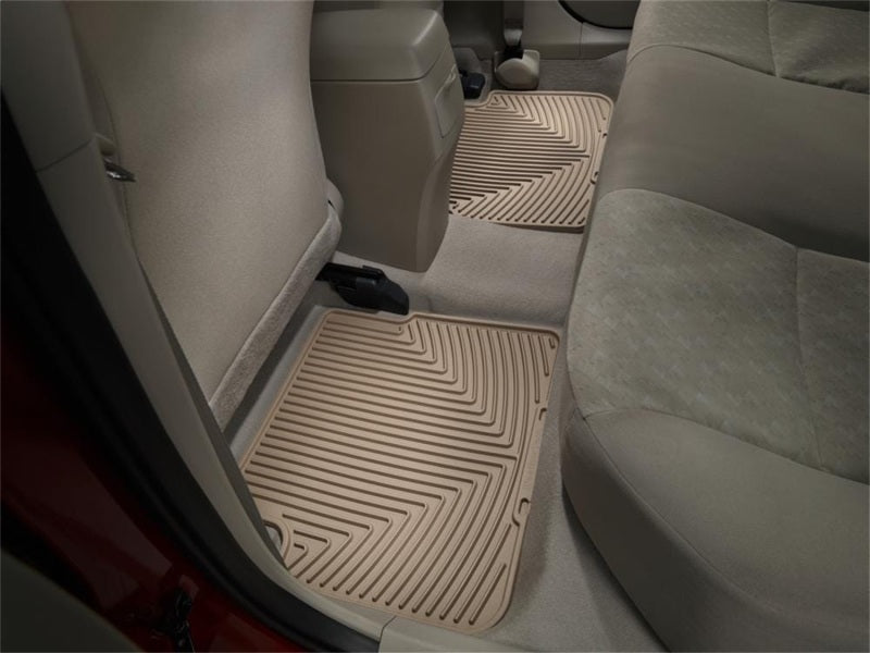 WeatherTech 09-13 Toyota Corolla Rear Rubber Mats - Tan