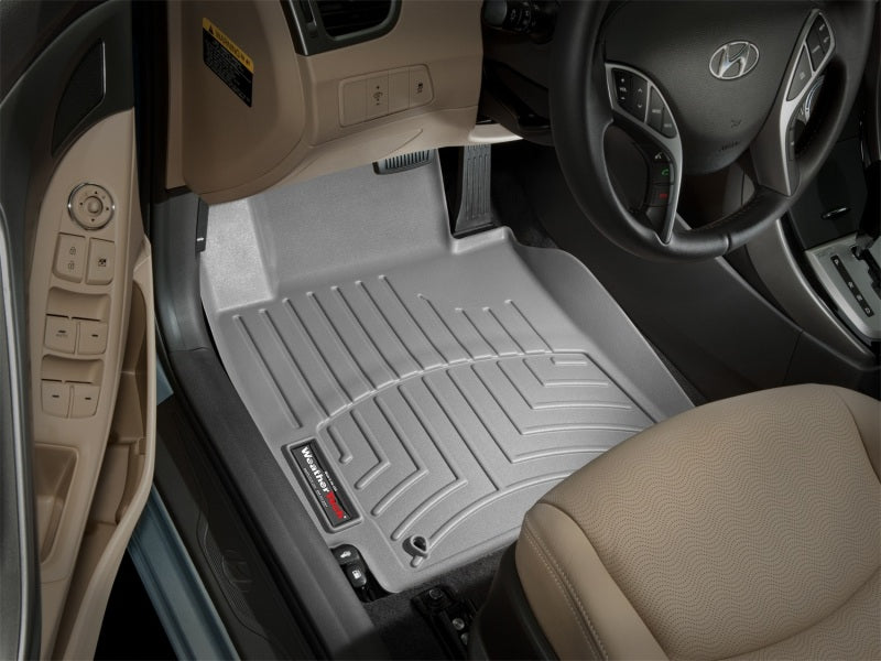 WeatherTech 11+ Hyundai Elantra Front FloorLiner - Grey
