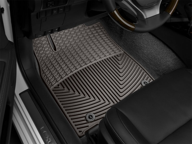 WeatherTech 2013+ Lexus ES Front Rubber Mats - Cocoa