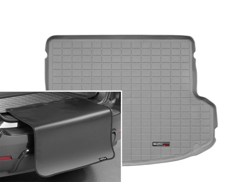 WeatherTech 10-15 Hyundai Tucson Cargo With Bumper Protector - Grey