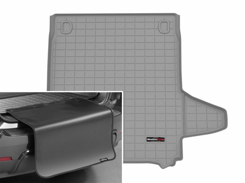 WeatherTech 25-26 Porsche Panamera E-Hybrid Trunk Cargo Liner w/Bumper Protector - Grey