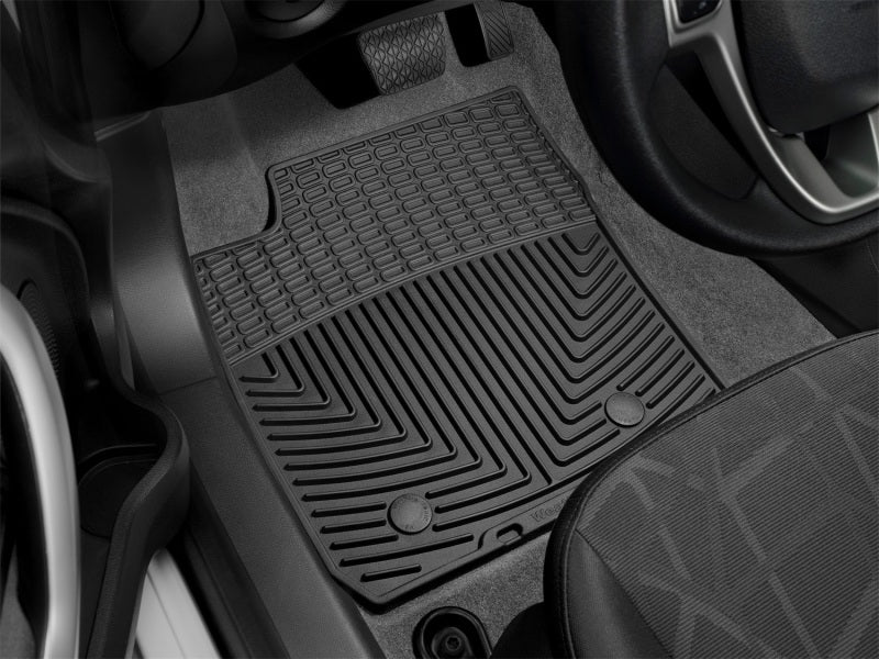 WeatherTech 11+ Ford Fiesta Front Rubber Mats - Black