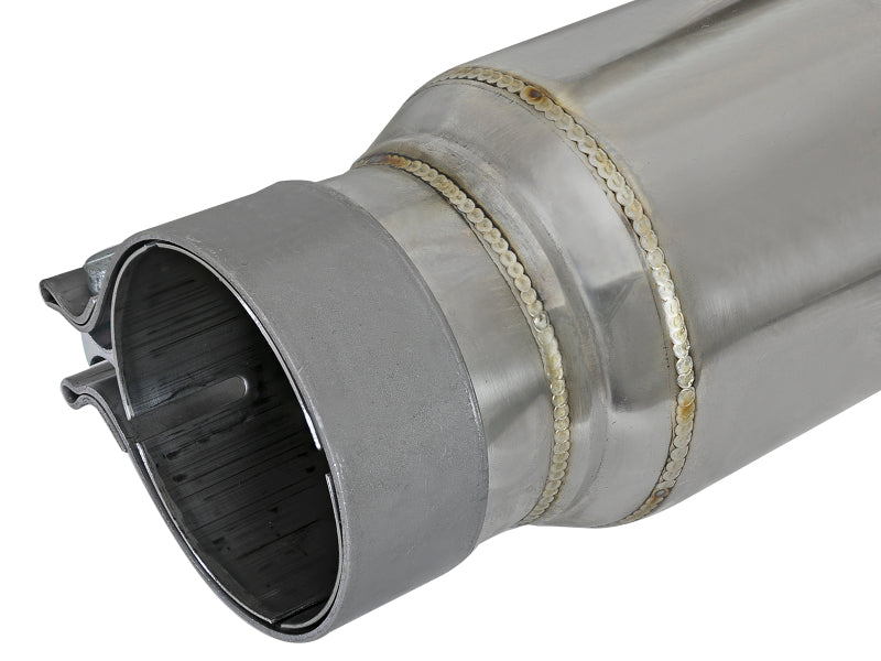 aFe MACH Force-Xp 304 Stainless Steel Resonator 2.5in Inlet/Outlet x 4in Dia x 15in Body x 19in L